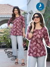 Terry Berry By Kaya Cotton Camric Wholesale Western Ladies Top Suppliers In Mumbai